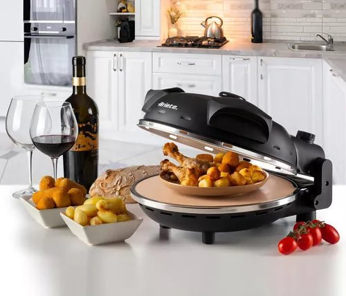 Forno De Pizza Elétrico Aríete Com Pedra Antiaderente 1200w - PROMOÇÃO ESPECIAL