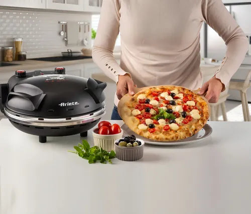 Forno De Pizza Elétrico Aríete Com Pedra Antiaderente 1200w - PROMOÇÃO ESPECIAL