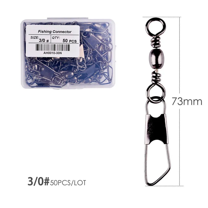 Kit 50 pçs Conector de Anzol Interlock