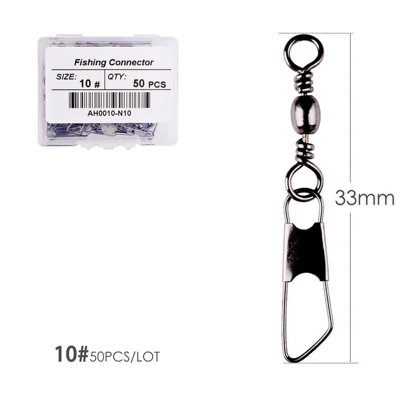 Kit 50 pçs Conector de Anzol Interlock