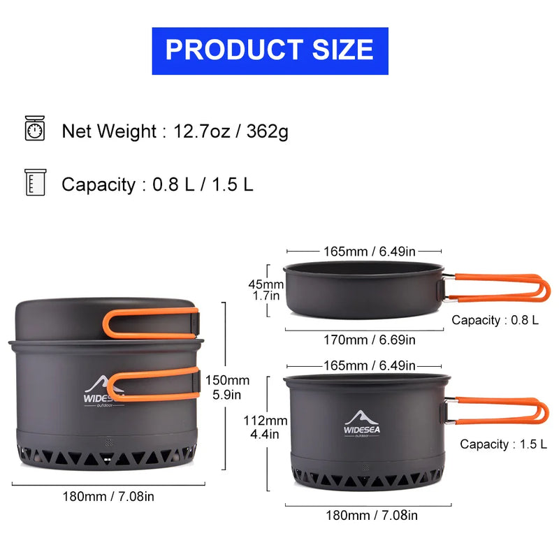 Conjunto de Cozinha para Camping