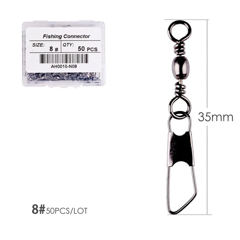 Kit 50 pçs Conector de Anzol Interlock