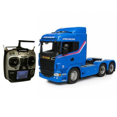 SCANIA S540 6X4 RC MINIATURA REALISTA • CONTROLE REMOTO + CARRETA BRINDE