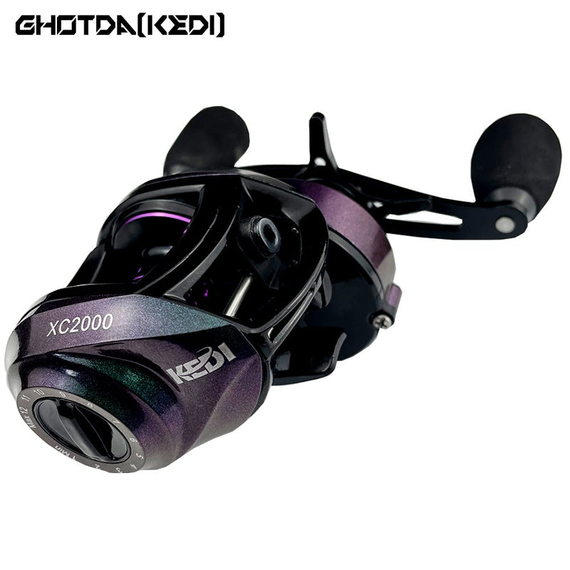 Carretilha GHOTDA KEDI XC2000 - 8kg Drag - 18+1 Rolamentos - Recolhimento 8.1:1