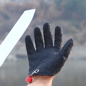 Luva de Polietileno Revestida em Látex