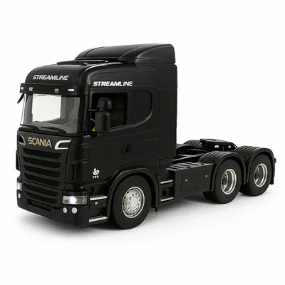 SCANIA S540 6X4 RC MINIATURA REALISTA • CONTROLE REMOTO + CARRETA BRINDE